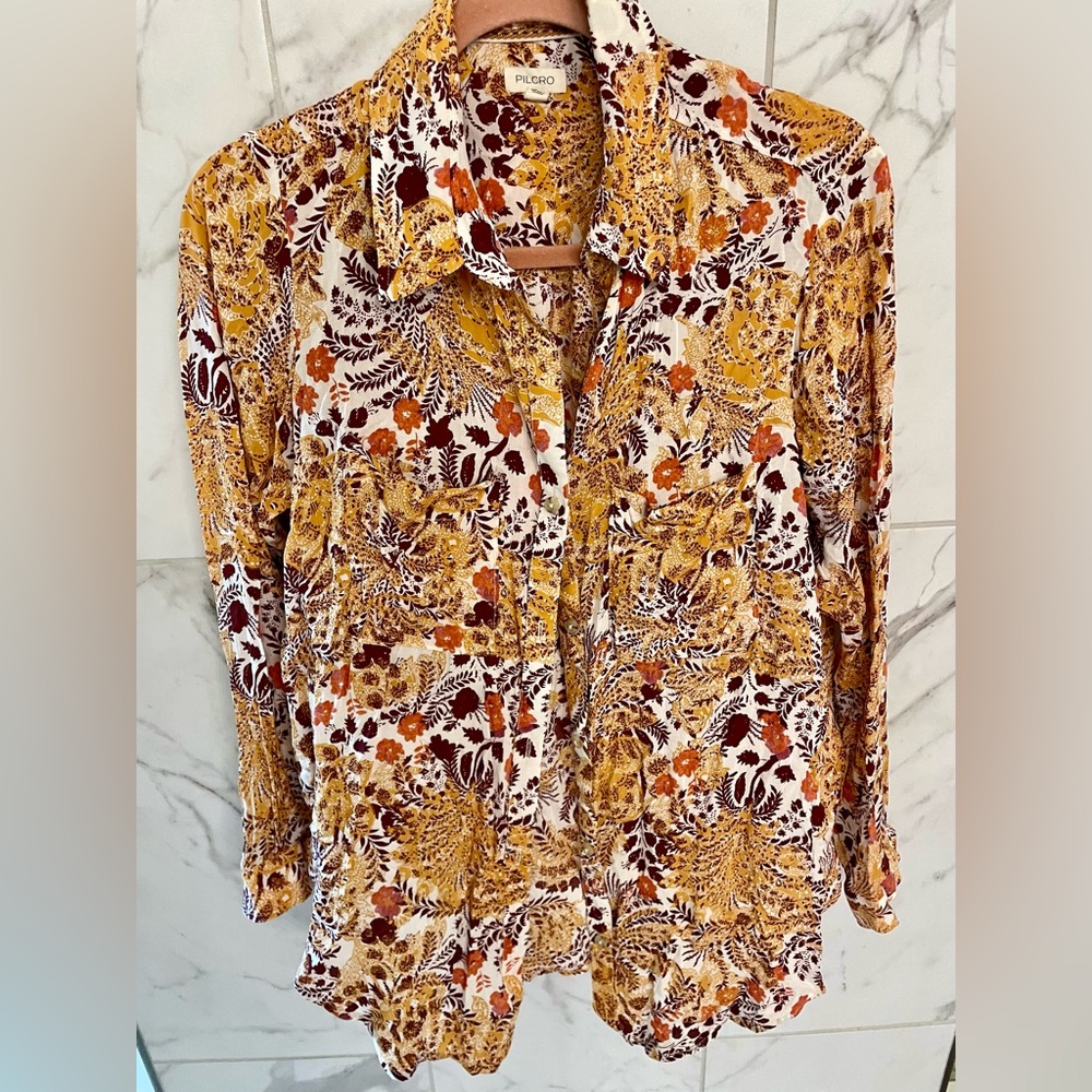 Pilcro button down blouse